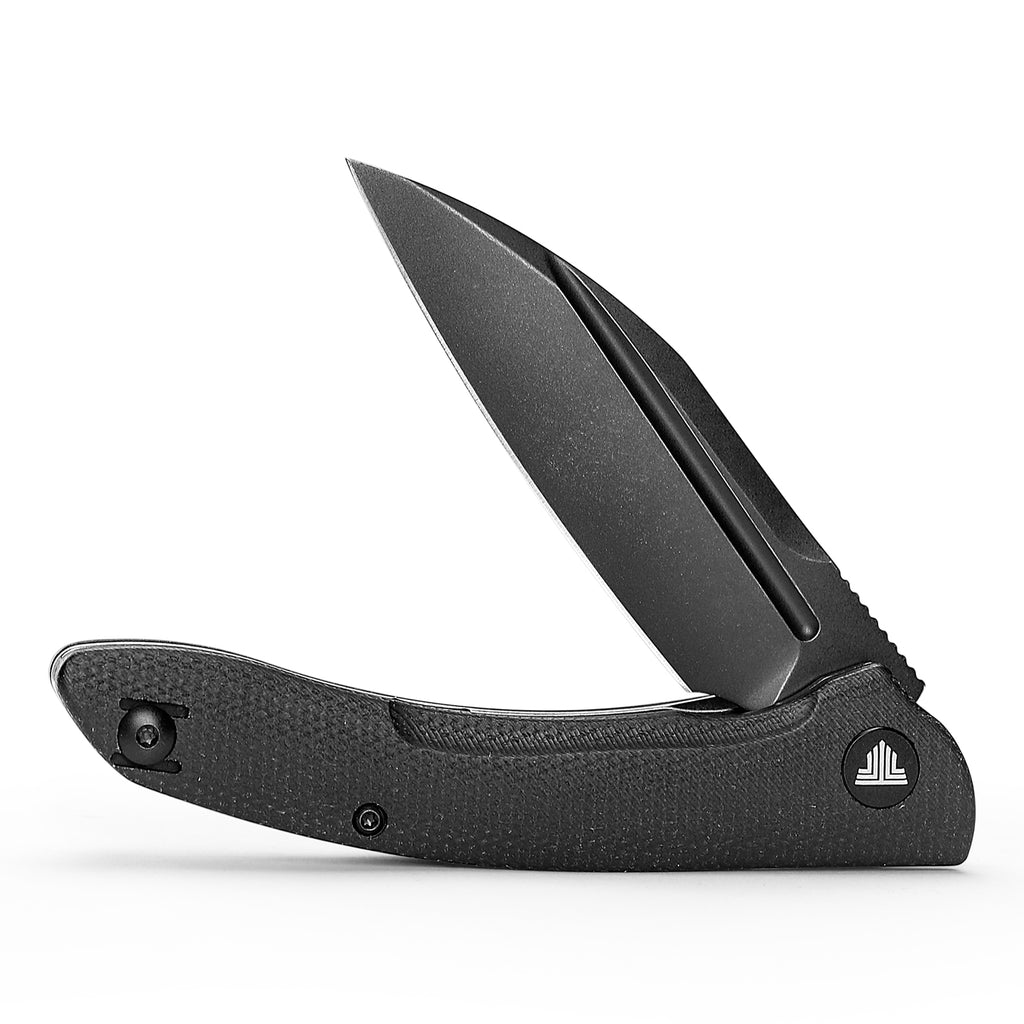 TRIVISA Cuckoo-BM Liner Lock EDC Folding Pocket Knife 3.37'' 14C28N Steel Blade,Micarta Handle