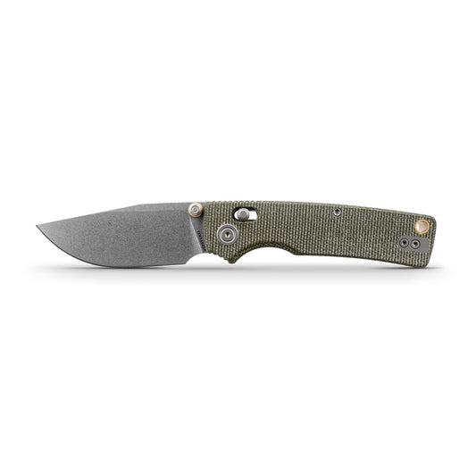VOSTEED Porcupine ModSwap™ - Crossbar Lock Knife (3.08" 154CM Blade & Micarta Handle) - A3104