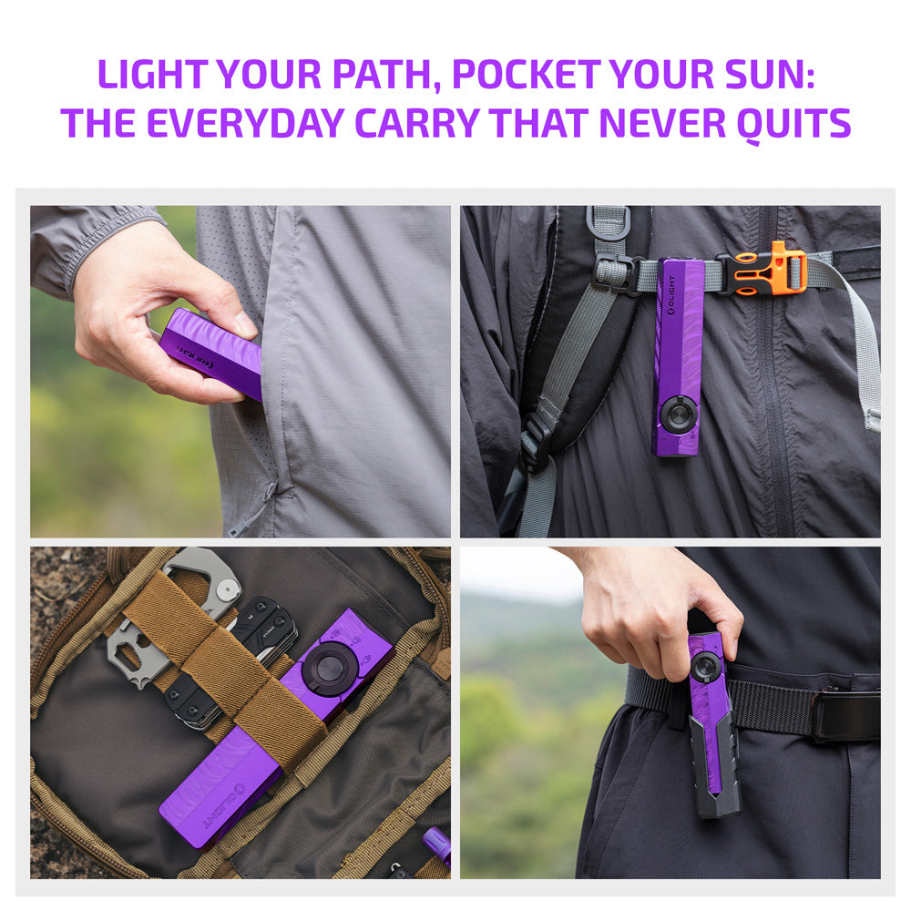 OLIGHT ArkPro Series – Flat Unibody EDC Flashlight with Multi-Light Sources