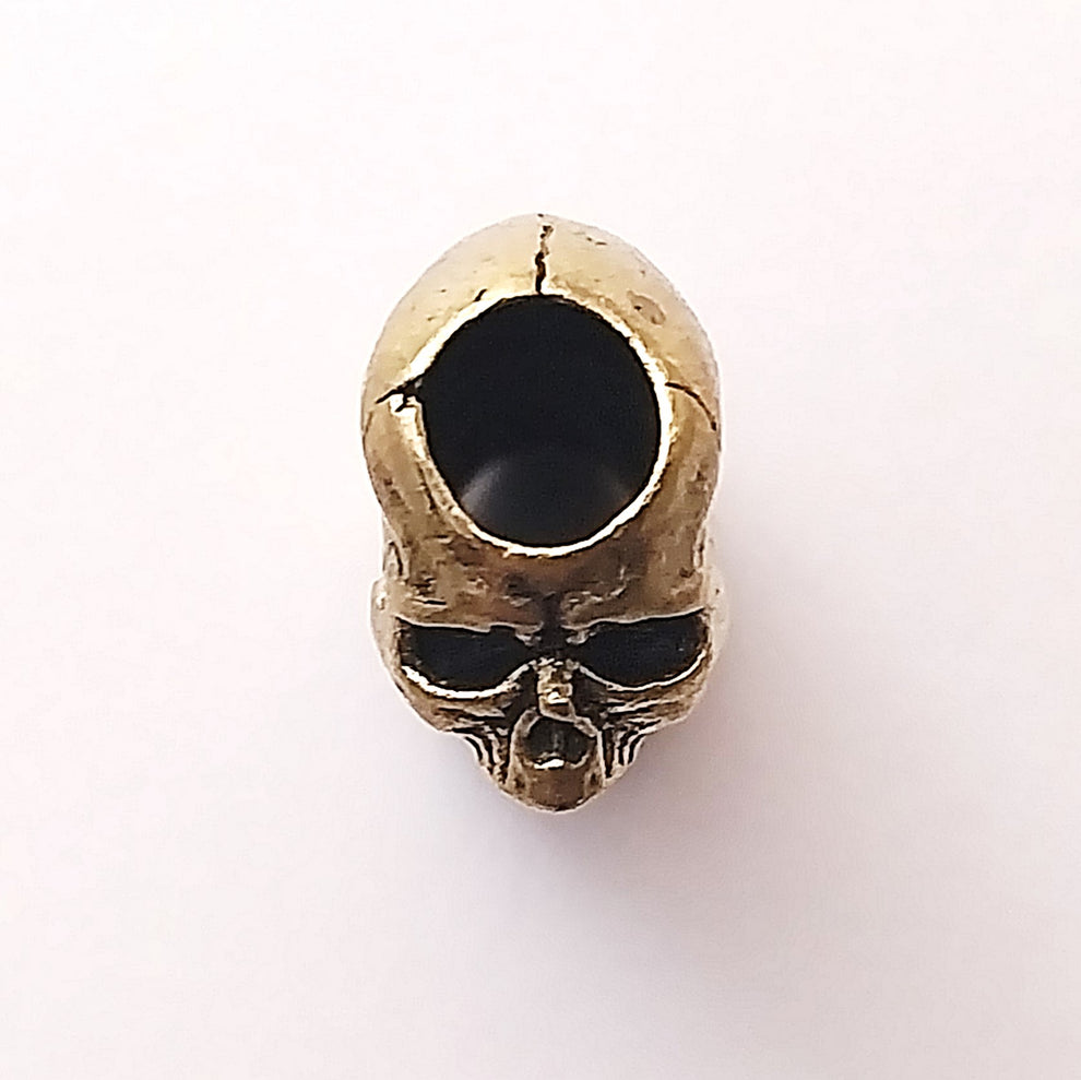 Coeburn Tool Brass 3-Tier Skulls Lanyard Bead CT3034