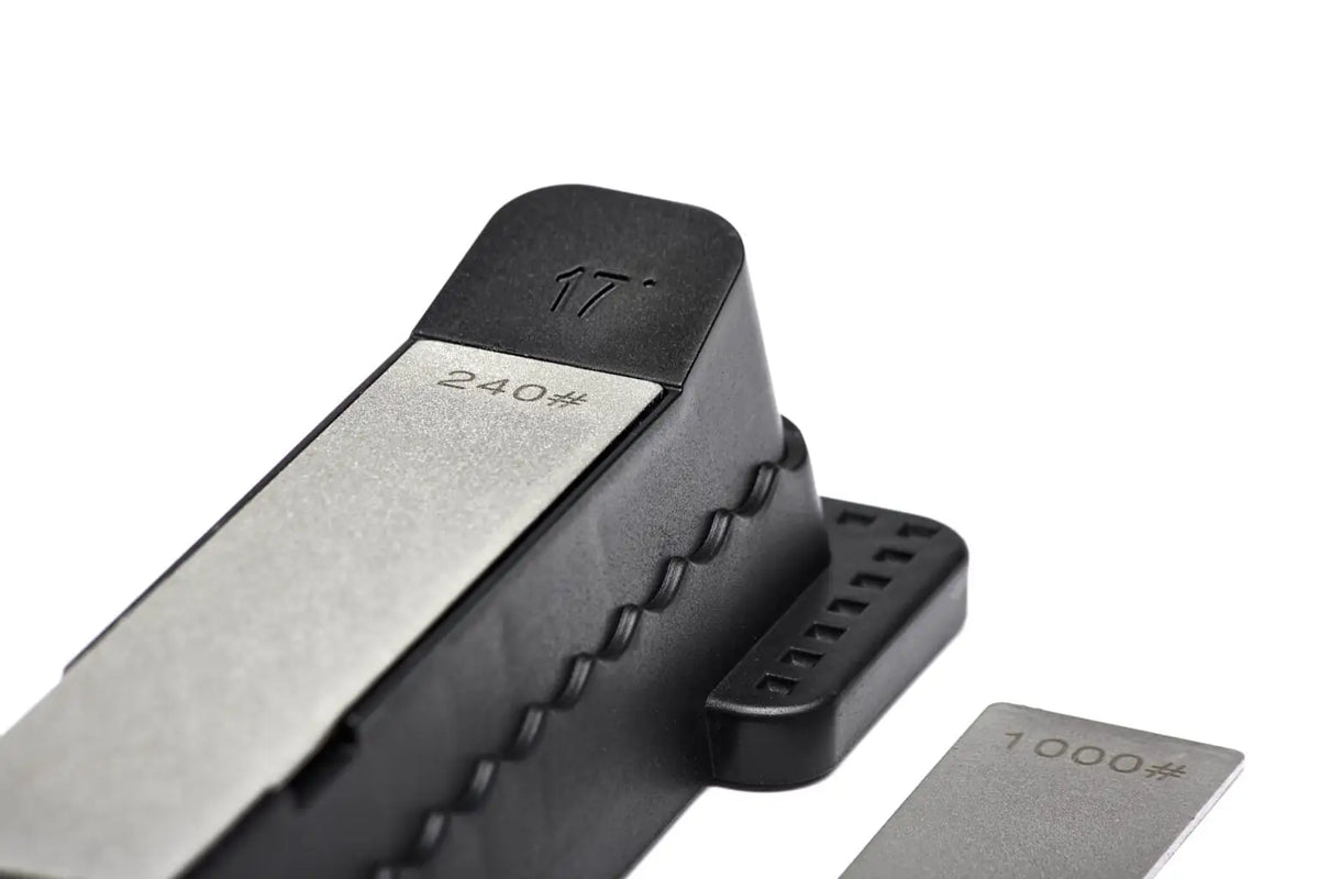 SHARPI Diamond knife sharpener 240/400/600/1000 with 17° and 20° angle guide