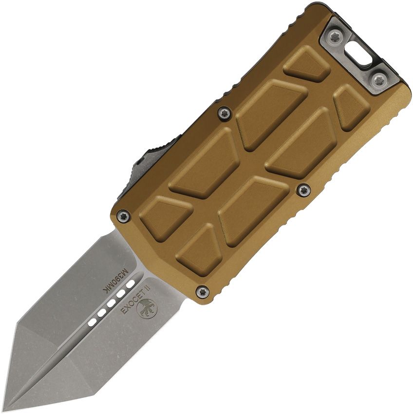 Microtech Auto Exocet II Spartan OTF Tan