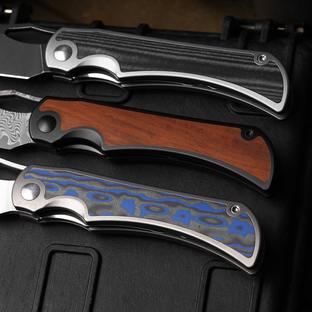 KIZER CUTLERY Allure | S45VN | Titanium & Norplex UltreX™ Micarta