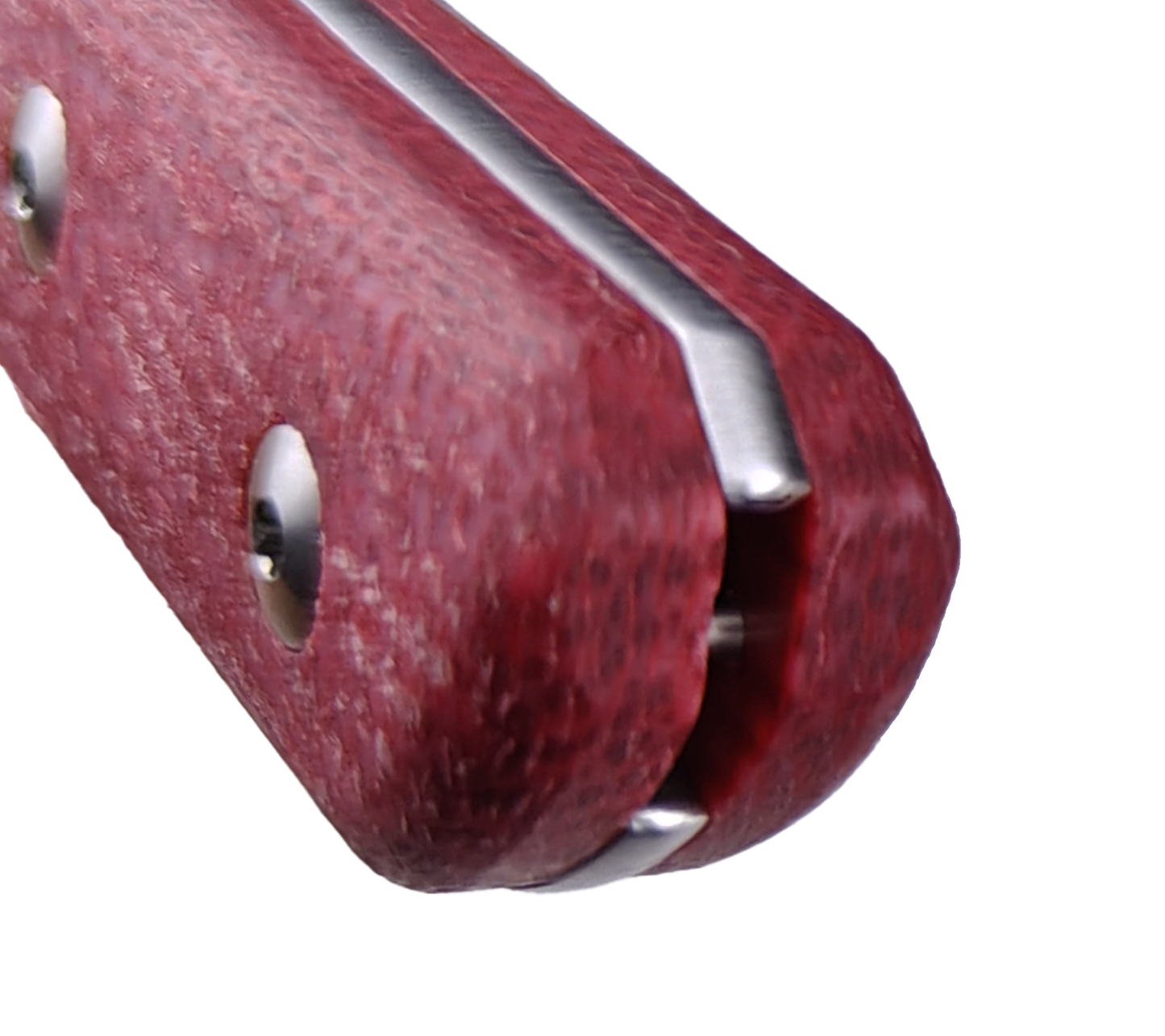 STRAIGHT LINE Scorer Red Burlap Micarta