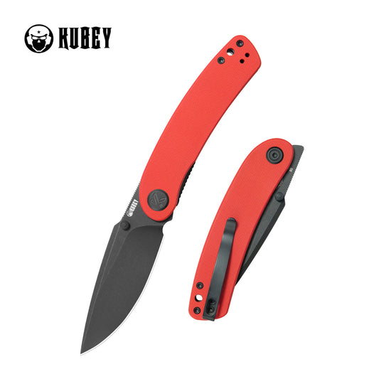 KUBEY Momentum Linerlock Black Red KU344P
