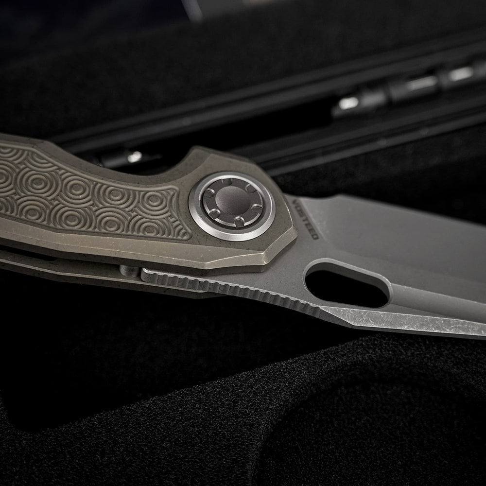 VOSTEED Thunderbird V- Vanchor Lock® (3.46" M390 Blade & Titanium Handle) - A0325