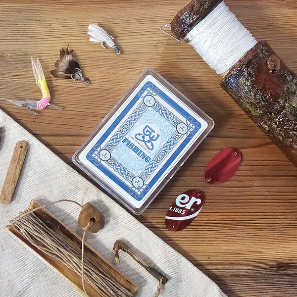 GRIM WORKSHOP Grim Survival Playing Cards Fishing Deck : 54 Survival Fishing Playing Cards