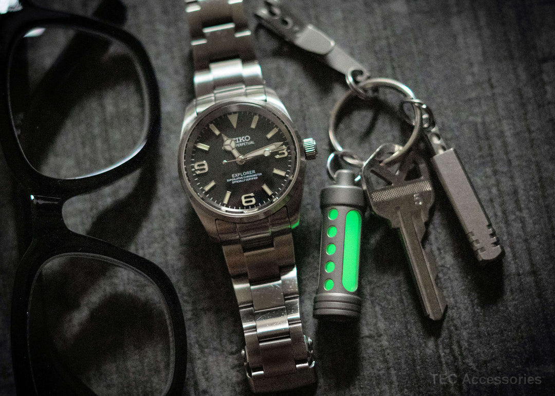 TEC-T9 Titanium Embrite™ Glow Fob