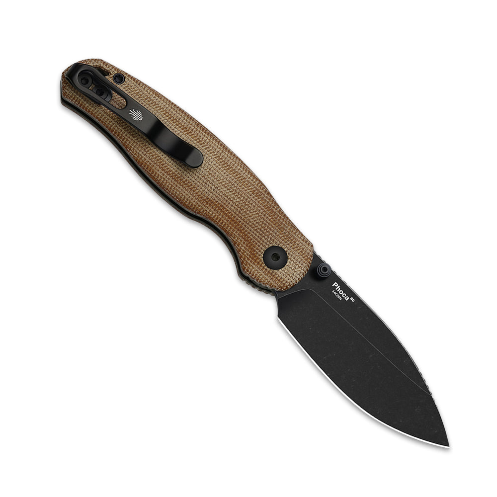 KIZER CUTLERY Phoca BD | 14C28N | Norplex UltreX™ Micarta | Button Liner Lock