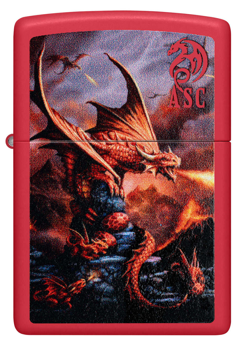 ZIPPO Anne Stokes Fire Dragon Design