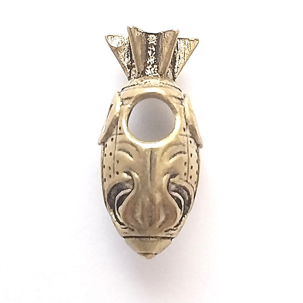 Coeburn Tool Brass Shark Bomb Missile Lanyard Bead CT3035
