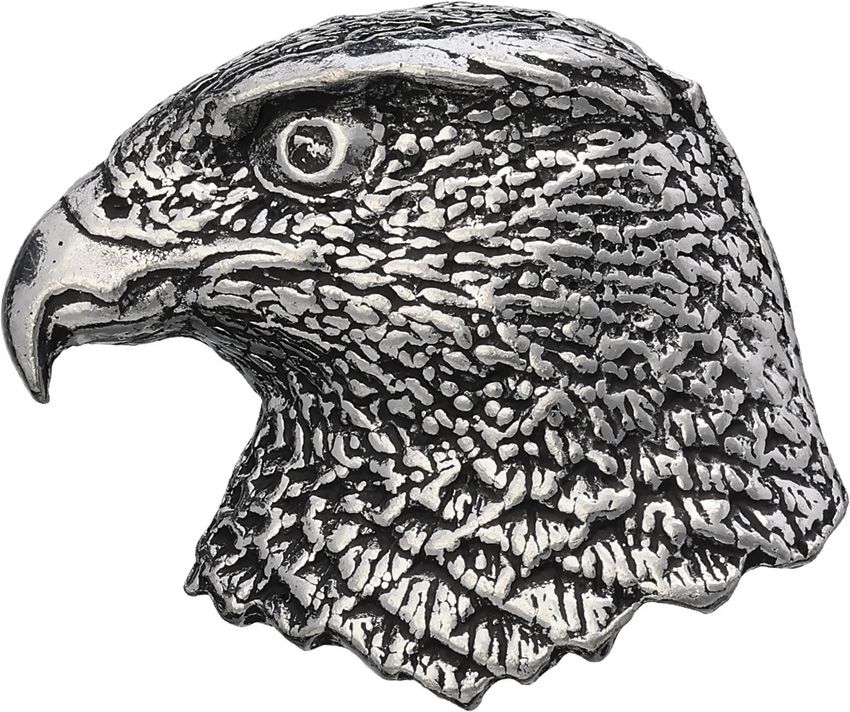 TS Brown Hawk Head Pin