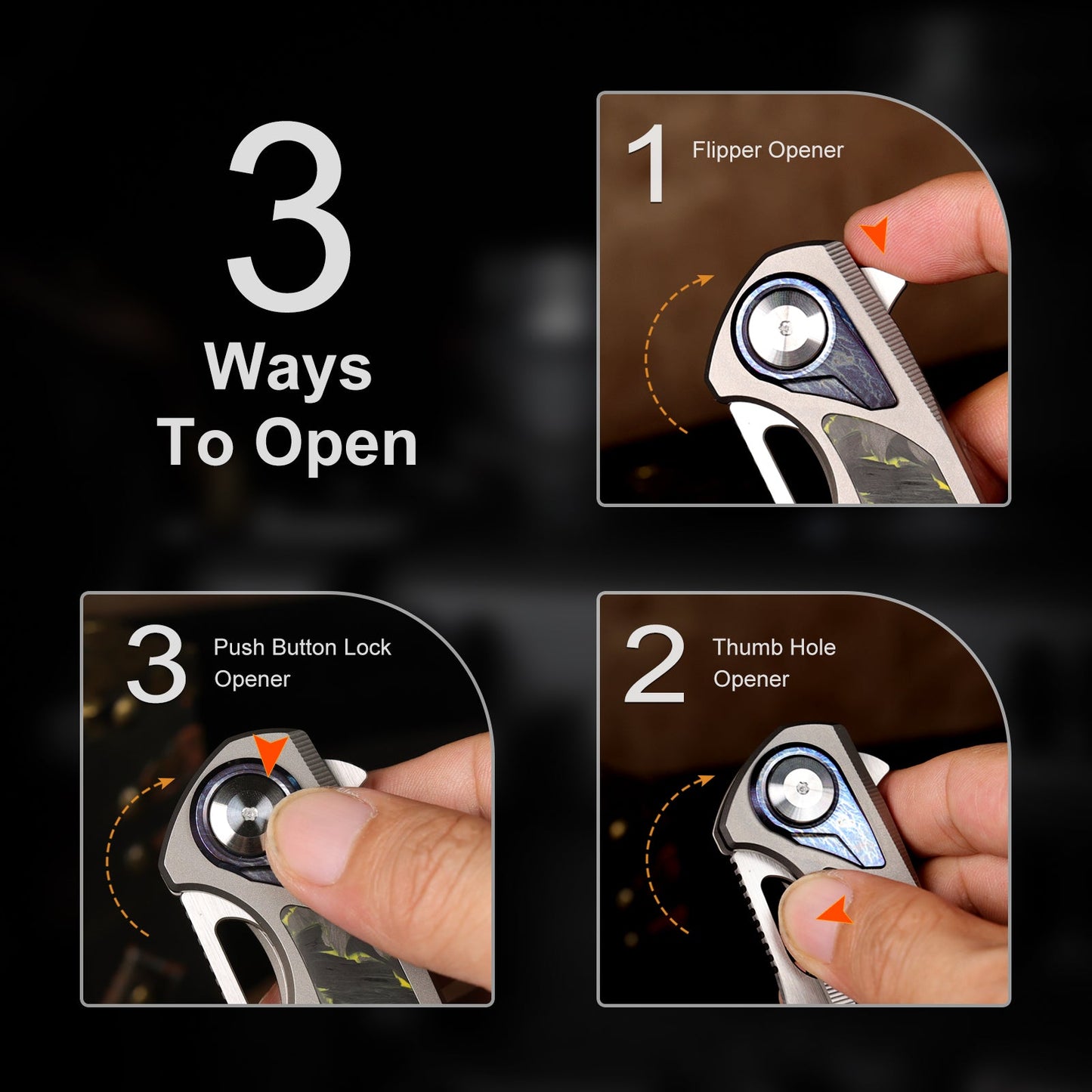 REMETTE RT-Saker Falcon Folding Pocket Knife Innovative Button Lock Structure Design S45VN Blade Titanium Handle Knives ASTP-2 with Safety Lock