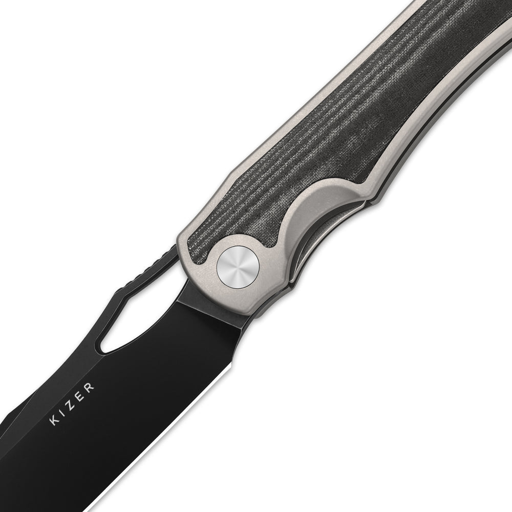 KIZER CUTLERY Allure | S45VN | Titanium & Norplex UltreX™ Micarta