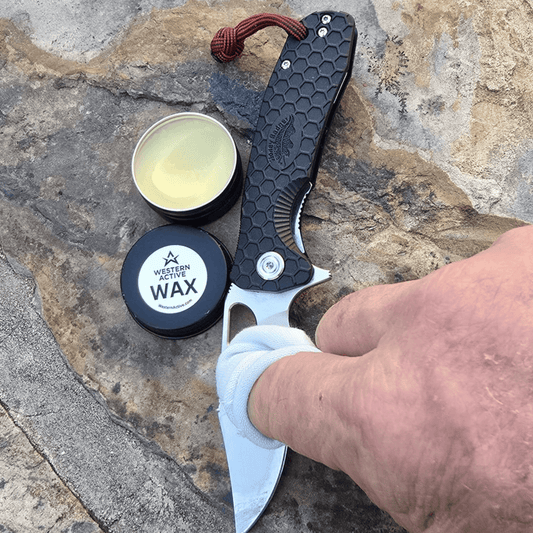 Western Active Wax Knife & Steel Protector