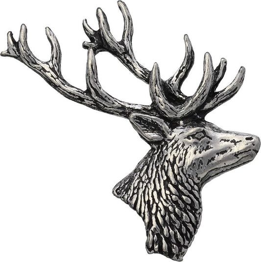 TS Brown Stag Head Pin