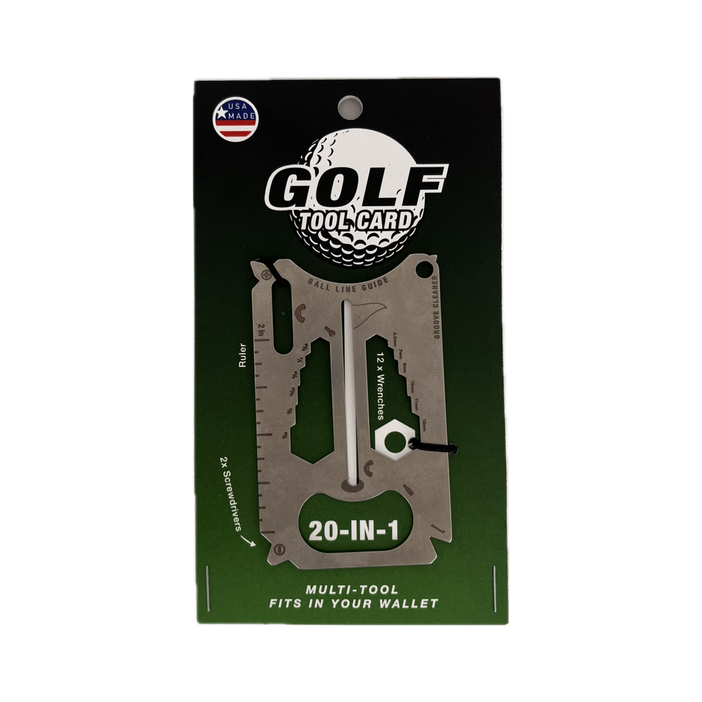 Zootility Golf 20-in-1 Credit Card Multi-Tool