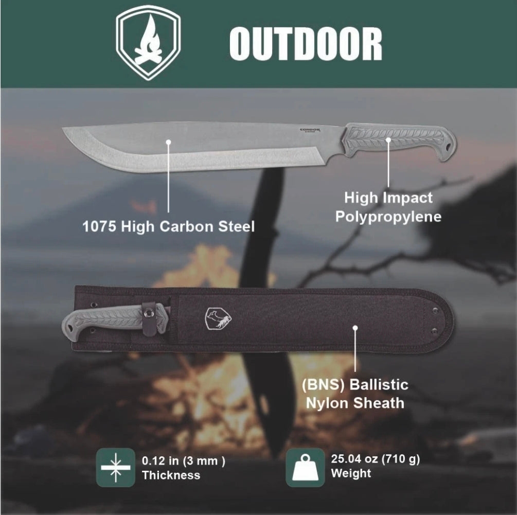 CONDOR TERRA CAMP MACHETE, GRAY