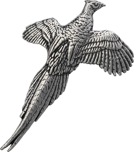 TS Brown Small Pheasant Pin