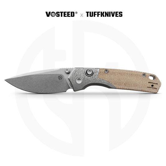 VOSTEED Psyop - Top Liner Lock Knife (2.99" S35VN Blade & Norplex UltreX™ Micarta Handle) - A2232