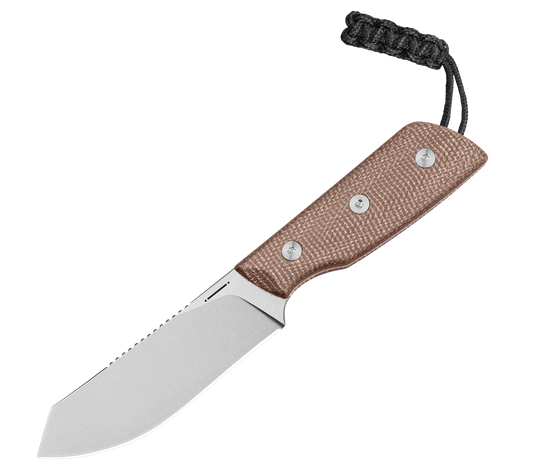 STRAIGHT LINE Digger Natural Canvas Micarta