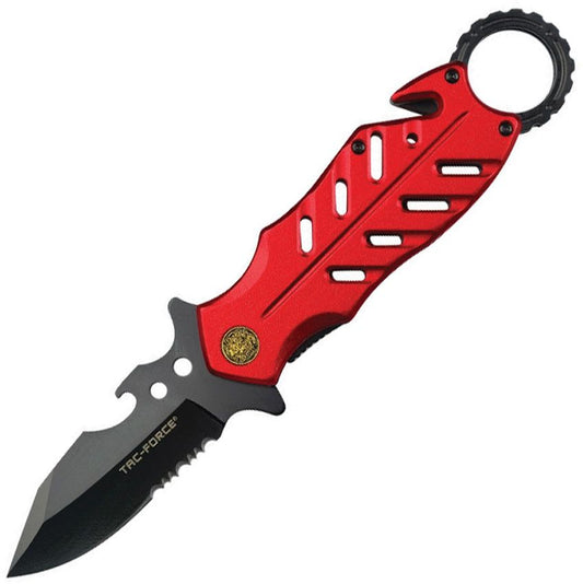 Tac Force Rescue Linerlock A/O Fire