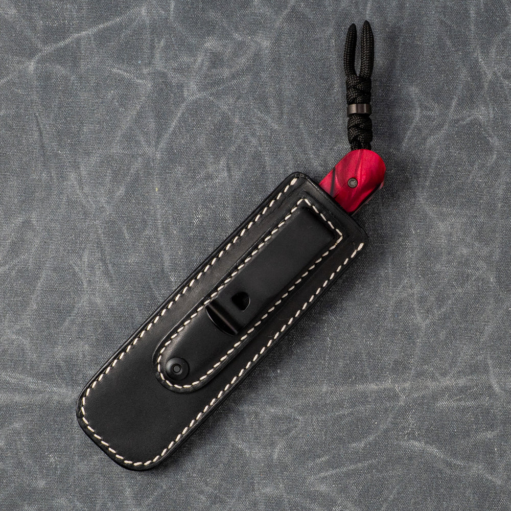 JACK WOLF KNIVES BACKWOODS FIXEDC - KIRINITE TRUE BLOOD BELT SATIN D.L.C.