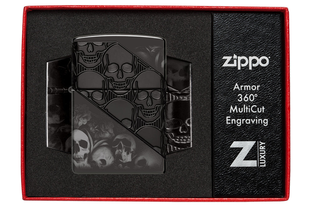 ZIPPO Skull Collage Design