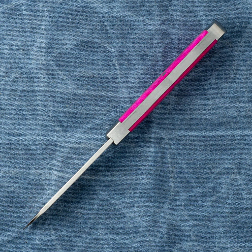 JACK WOLF KNIVES EUREKA - SMOOTH PURPLE BONE