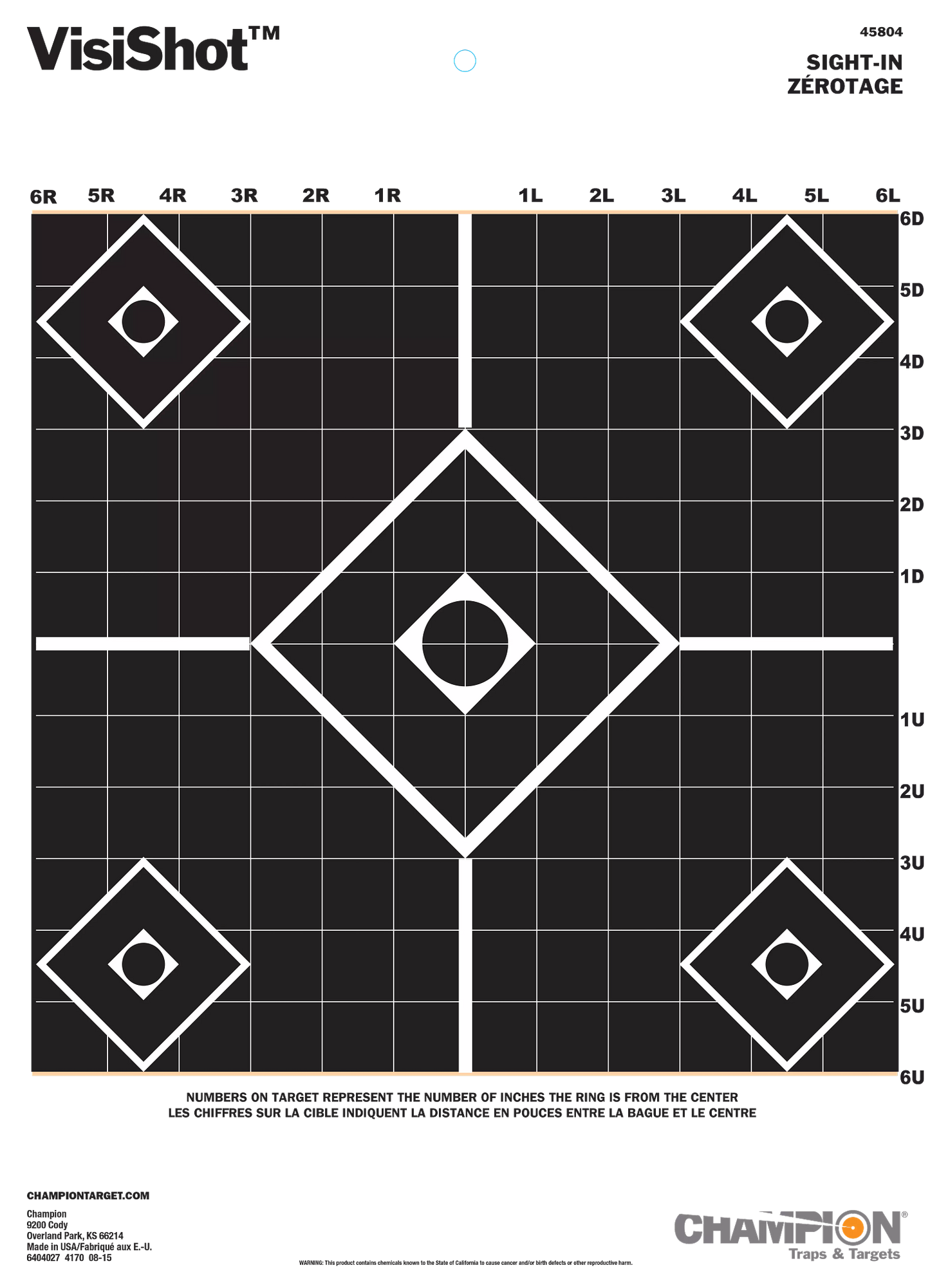 CHAMPION Visicolor Targets