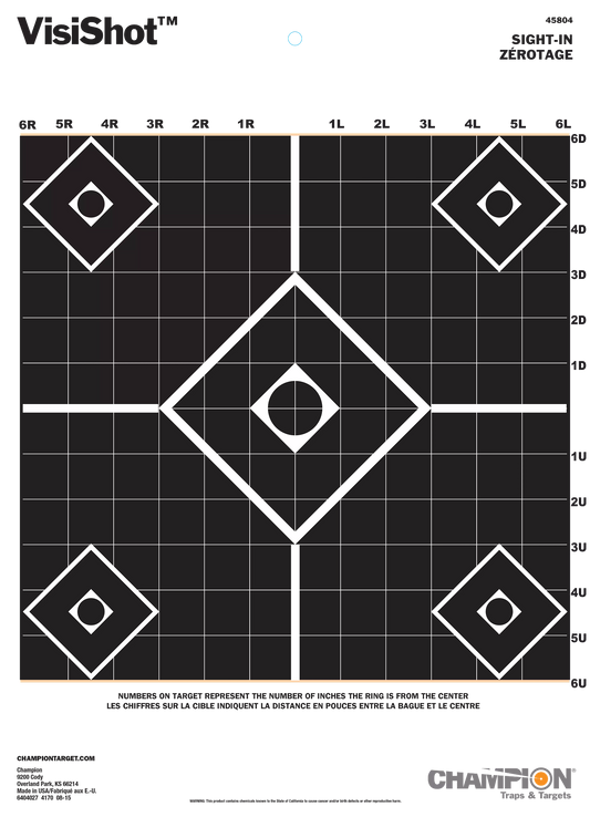 CHAMPION Visicolor Targets