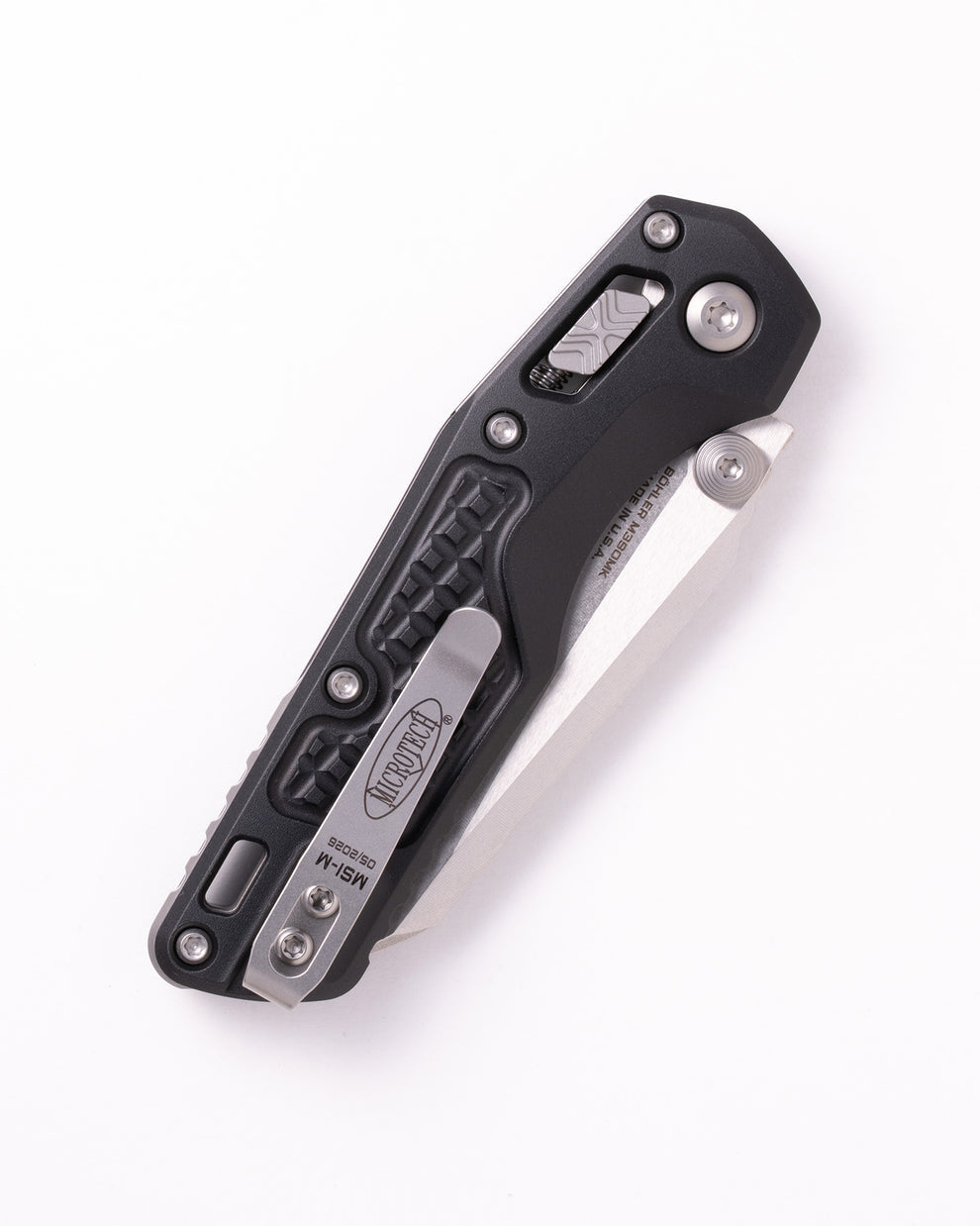 MICROTECH MSI® Mini S/E Stonewash Standard Frag Aluminum (210M-10FR)
