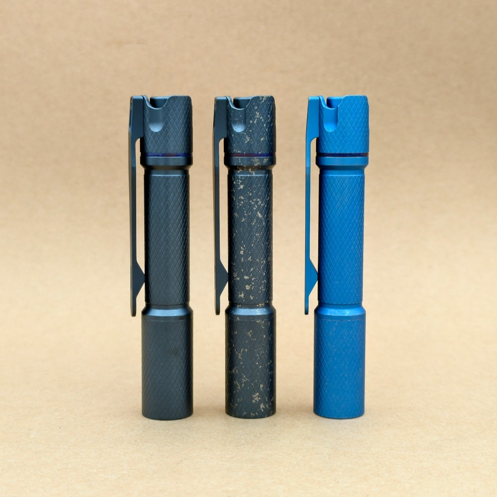 REYLIGHT Pineapple mini MK3 Ti - Crosshatch- anodized