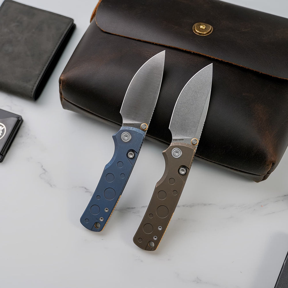VOSTEED Porcupine TiSlim™ - Top Liner Lock (3.04" S90V Blade & Titanium Handle) - A4806