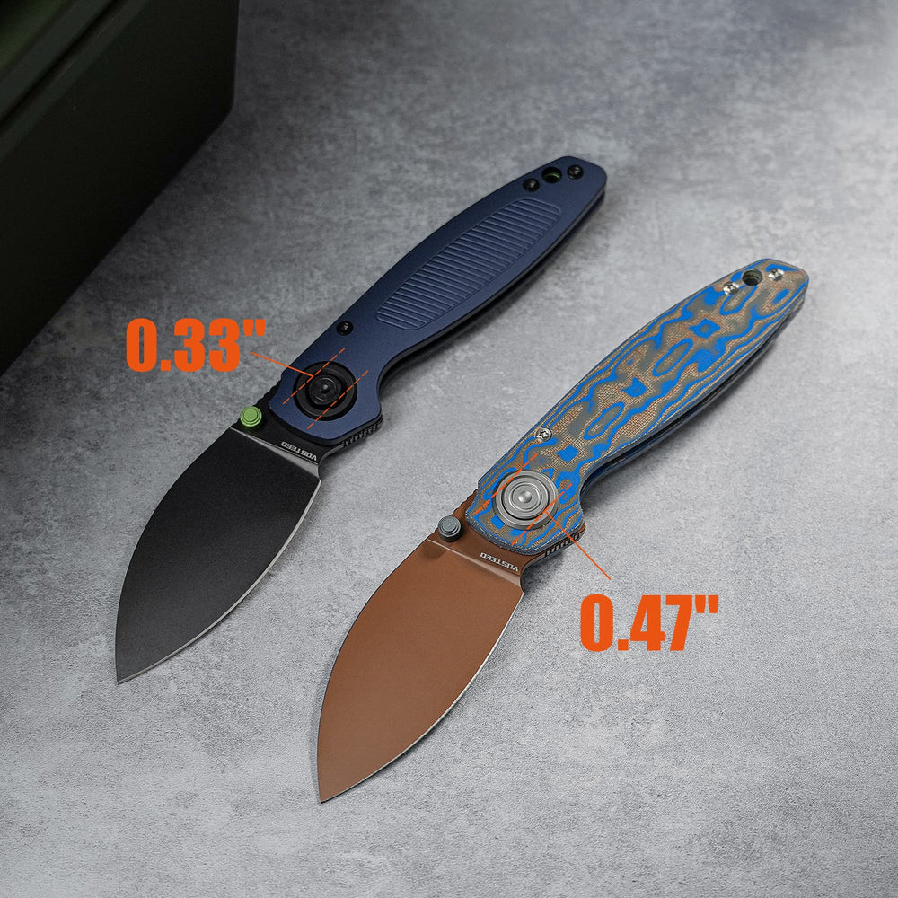 VOSTEED Shilin Cutter® - Vanchor Lock® (2.90" 154CM Blade & Micarta Handle) - A2811