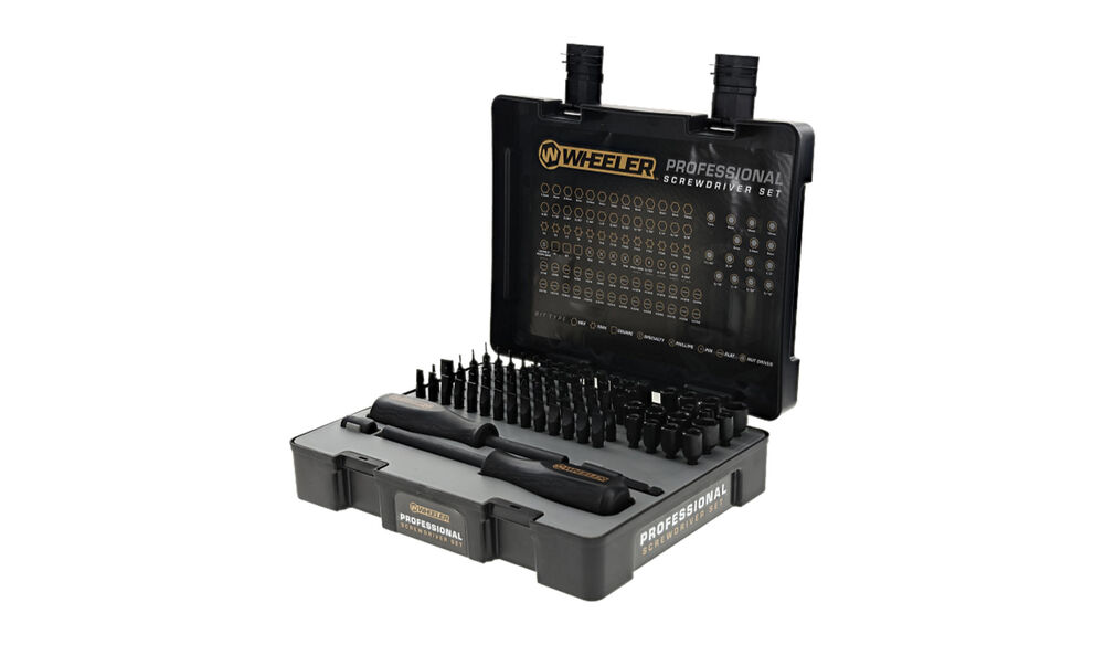 WHEELER 100 Piece Professional Screwdriver Set