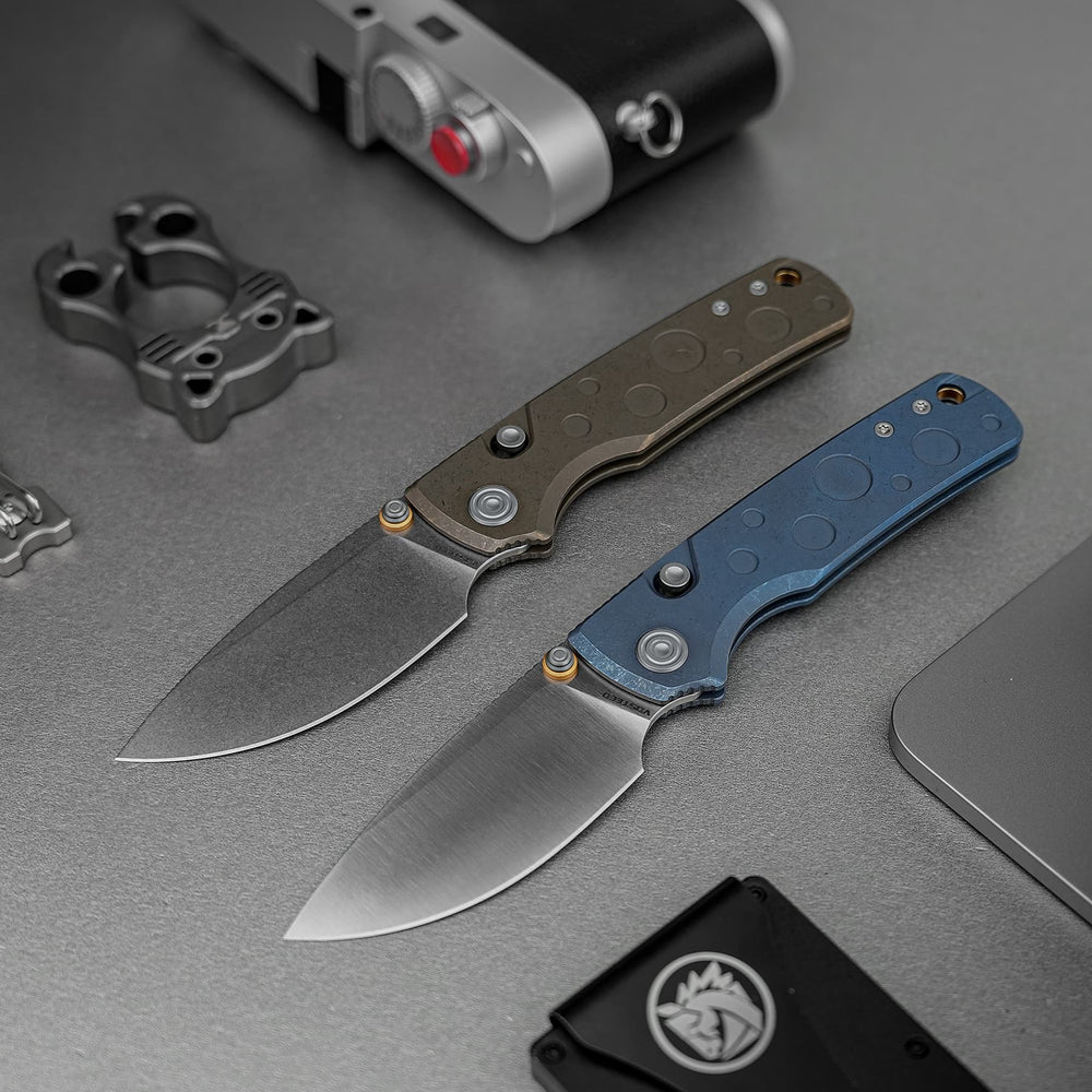 VOSTEED Porcupine TiSlim™ - Top Liner Lock (3.04" S90V Blade & Titanium Handle) - A4807
