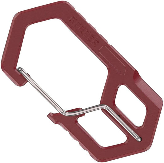 GERBER Carabiner Keychain Tool Red