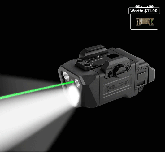OLIGHT PL X GL 3-in-1 Rail-Mounted Light: Floodlight, Spotlight & Green Beam