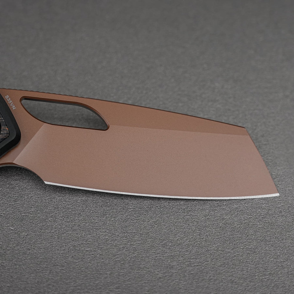 VOSTEED Kroc 329 -Top Liner Lock (3.29" S35VN Blade & Aluminum & Topo G10 Handle) - A1810