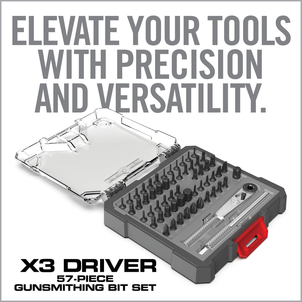 REAL AVID X3T DRIVER 57-PIECE GUNSMITHING BIT SET
