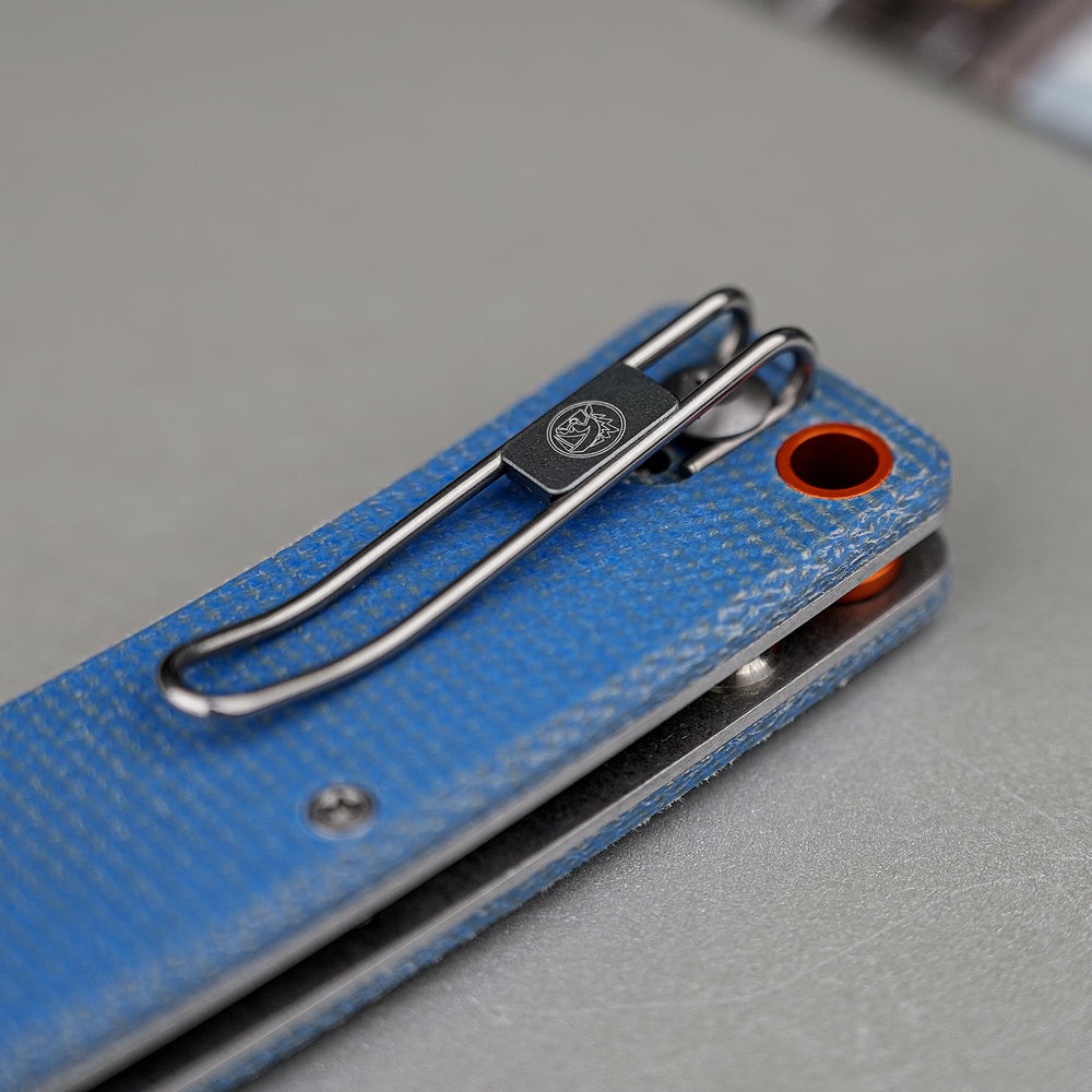 VOSTEED Porcupine ModSwap™ - Crossbar Lock Knife (3.08" 154CM Blade & Micarta Handle) - A3105