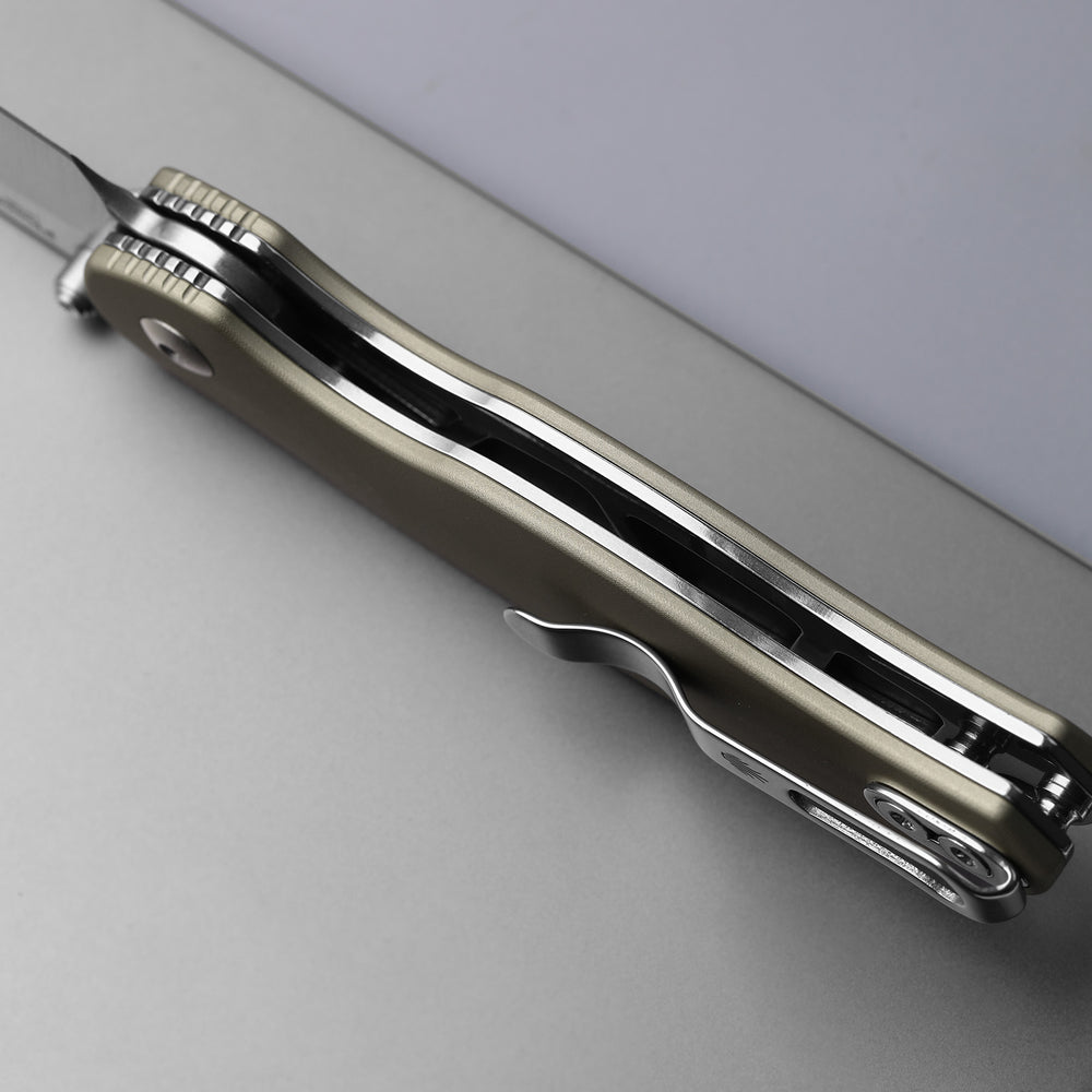 KIZER CUTLERY Phoca BD | 14C28N | Aluminum | Button Liner Lock