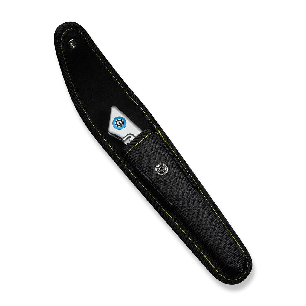 CIVIVI Shawka Folding Fillet Knife Aluminum Handle (5.81" 14C28N Blade) C22029B-2, With 1PC Black Nylon Sheath