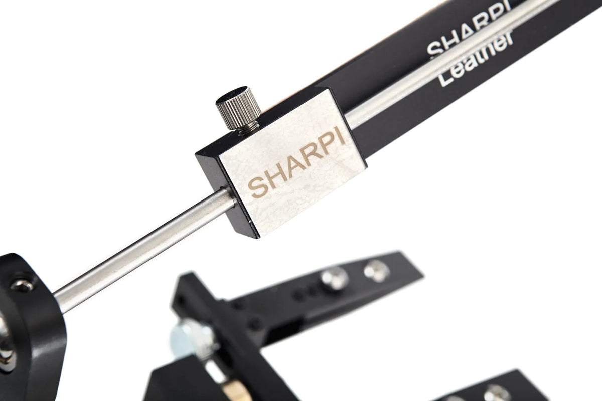 SHARPI SYSTEM knife sharpening system with protractor