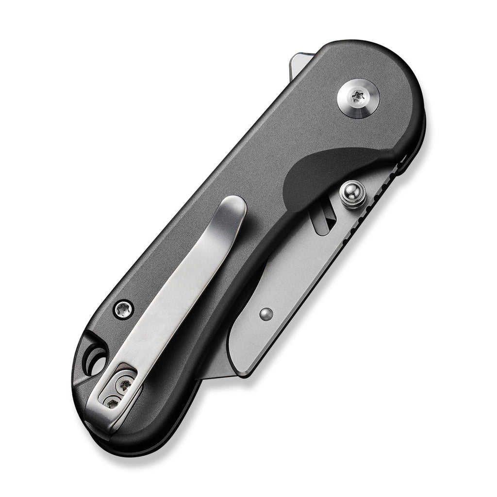 CIVIVI Elementum Utility Thumb Stud & Button Lock Knife Aluminum Handle (2.26" S/S Blade Holder & 6Cr13 Blade) C23039B-4