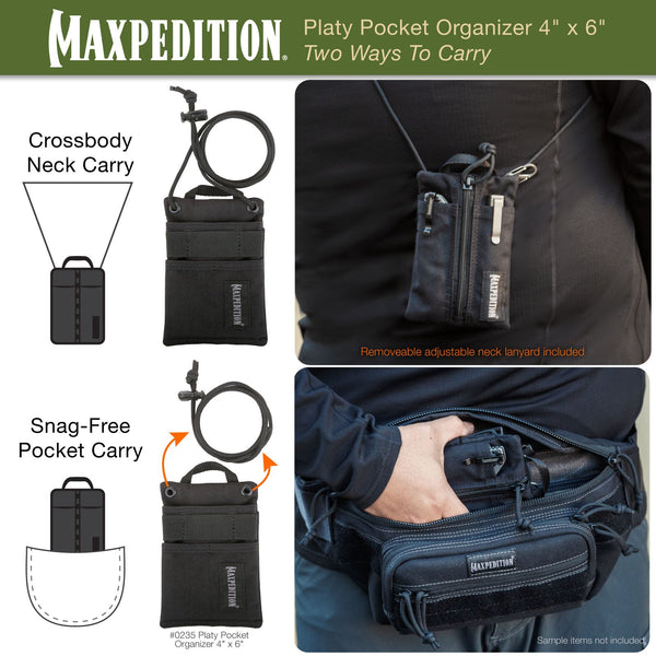 MAXPEDITION Platy Pocket Organizer 4" x 6"
