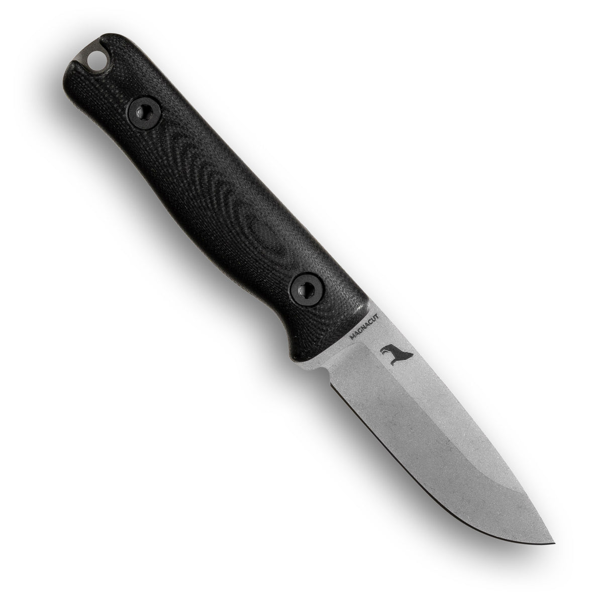 REIFF KNIVES F3 EDC Fixed Blade Knife (CPM MagnaCut, Stonewash, Black G10)