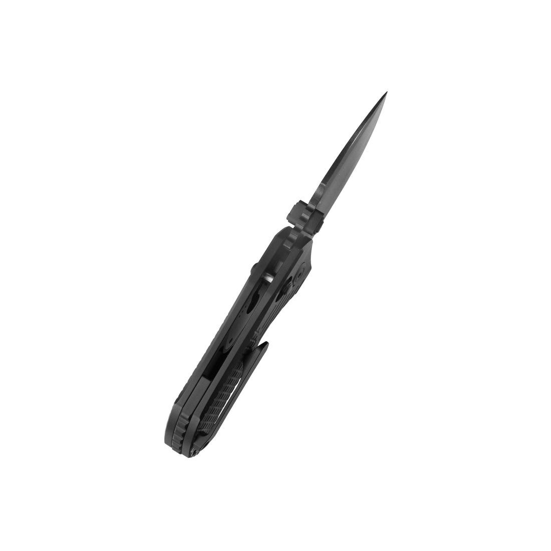 KB Jarpen Folding Knife Black PVD Titanium Handle 2.36'' CPM S90V DLC Hand Rubbed Satin Blade KB415C