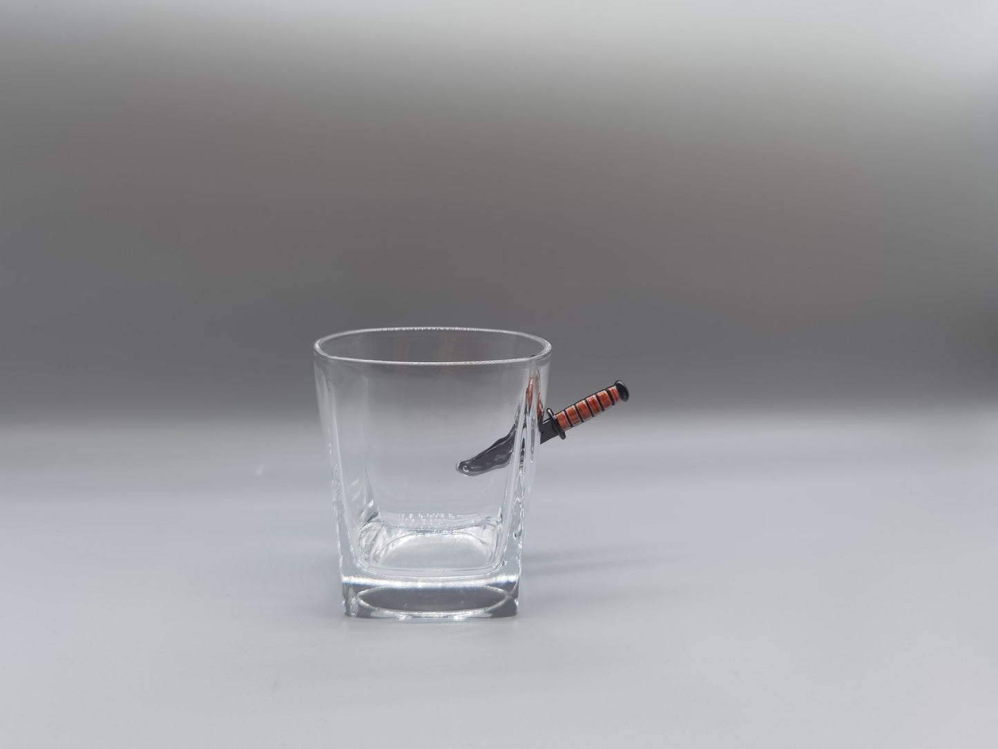 CALIBER GOURMET Last Man Standing USMC Knife Whiskey Glass